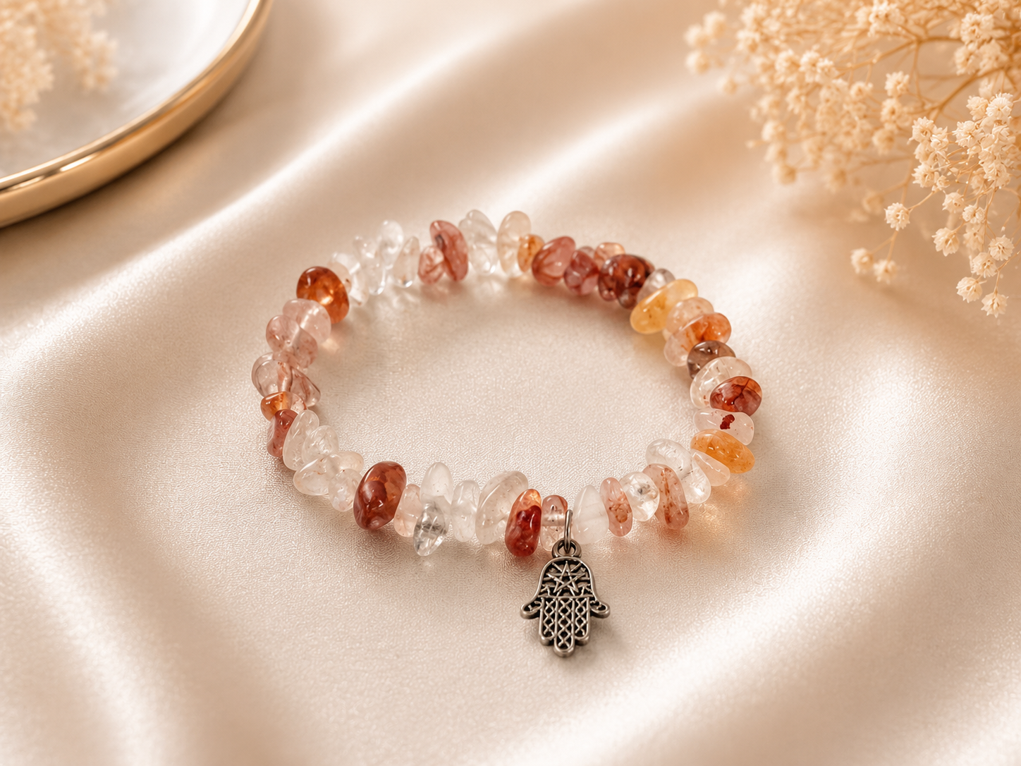 Pulsera de Piedras de Colores