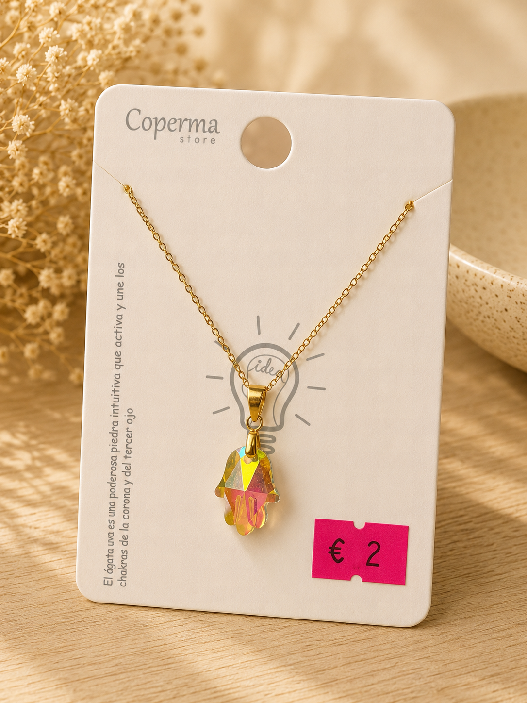 Collar mano de Fátima