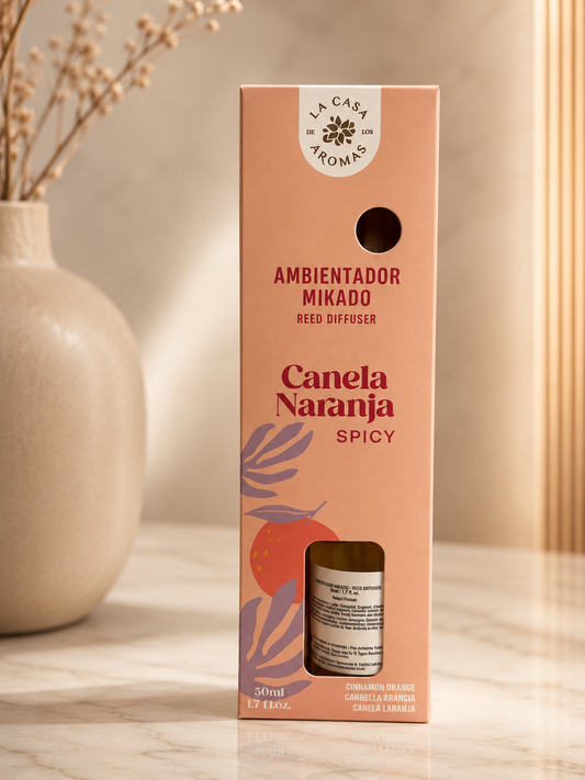 Mikado de Canela y Naranja