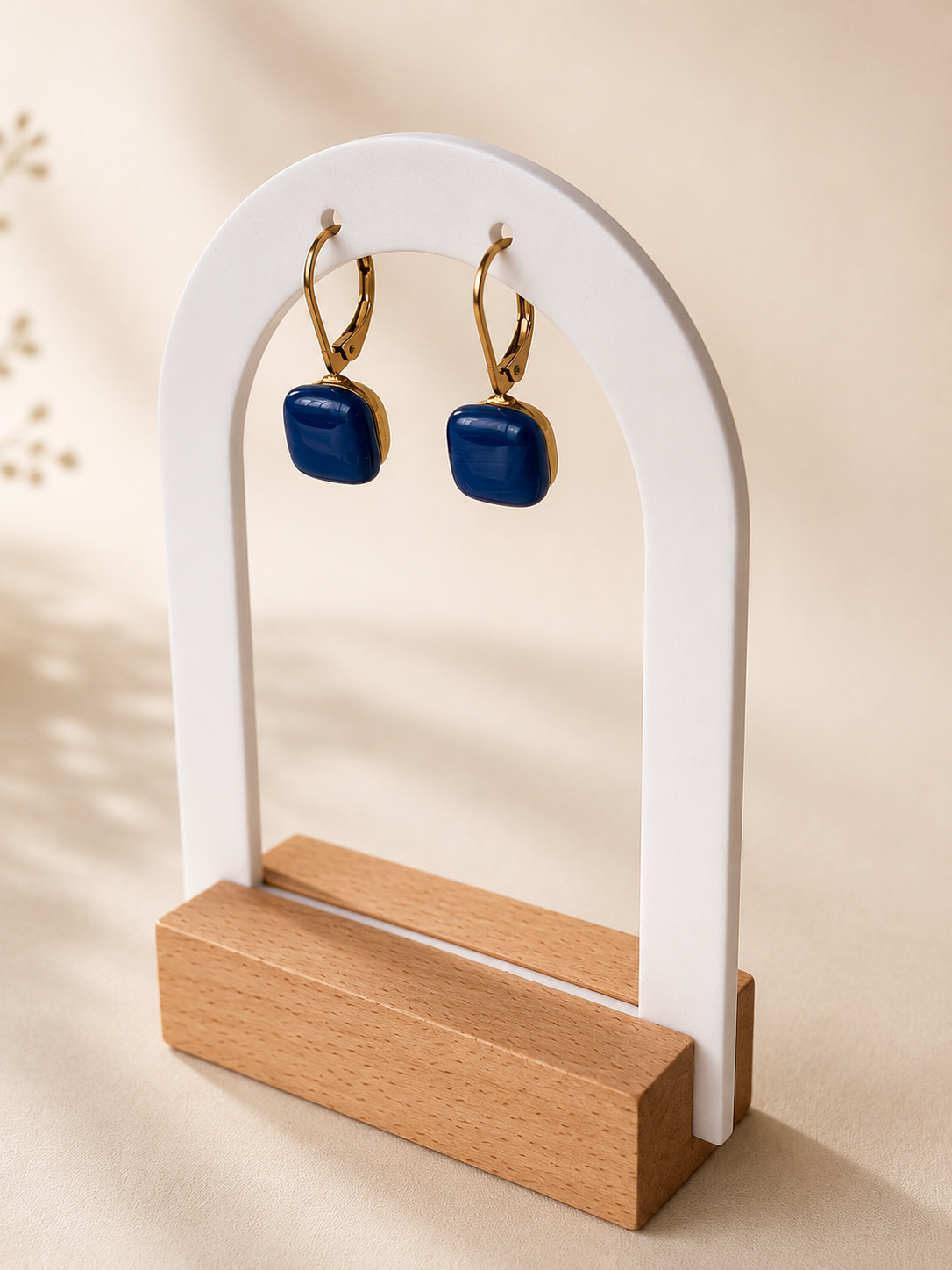 Pendientes Piedra Azul