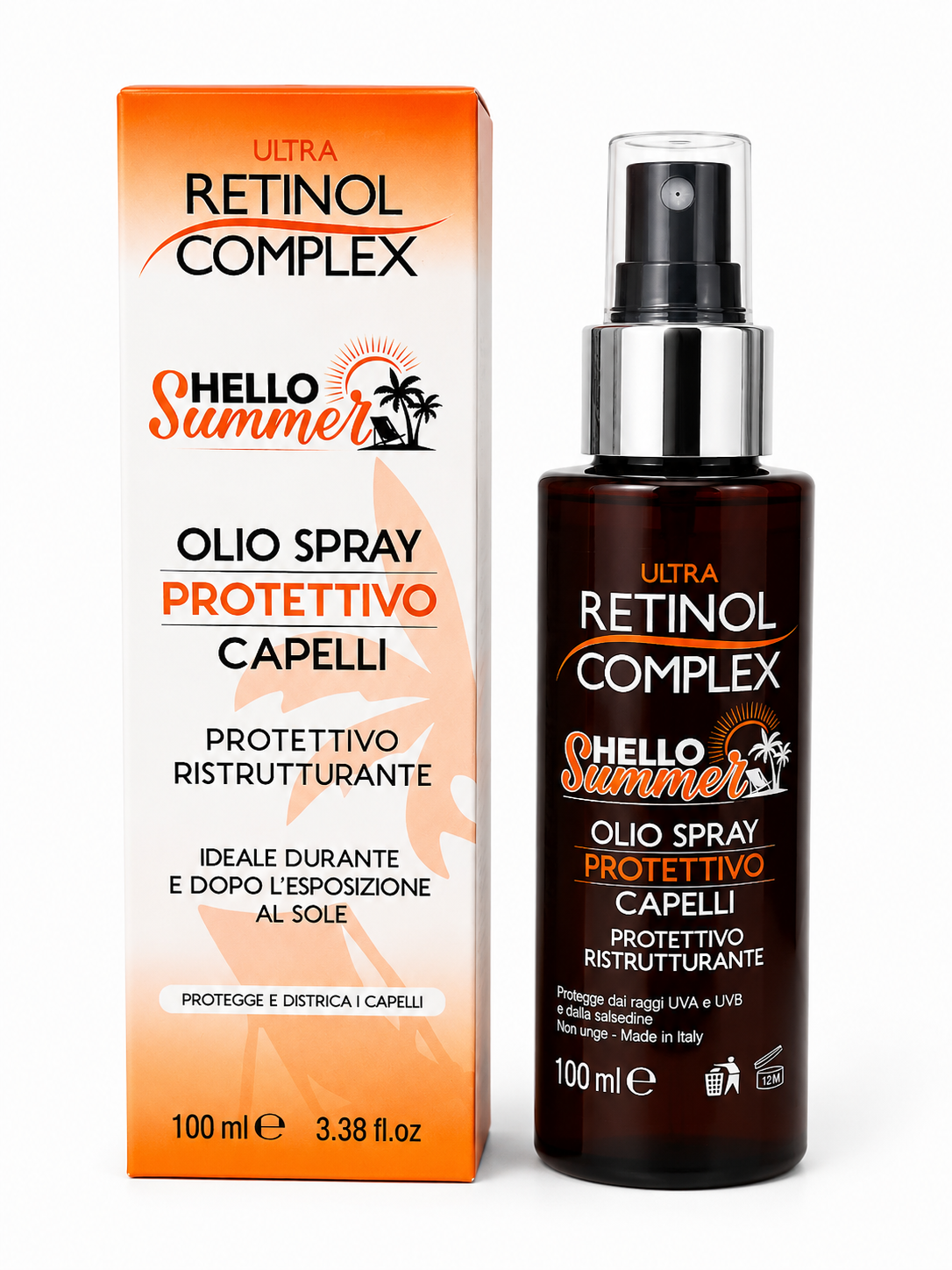 Aceite Protector Capilar Retinol Complex Hello Summer