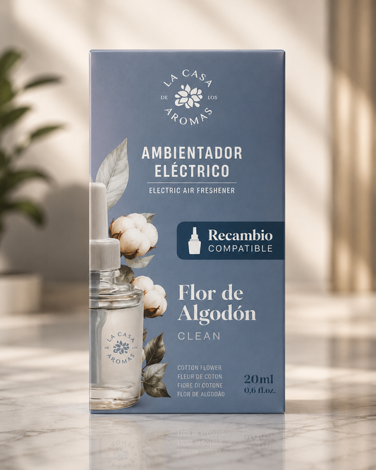 Recambio Ambientador Eléctrico Algodon